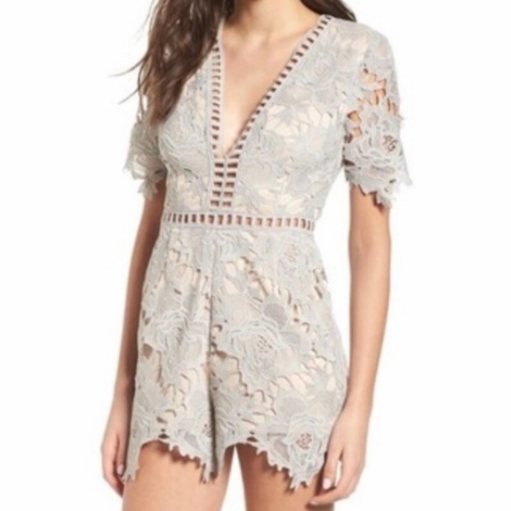 Astr Lace Romper